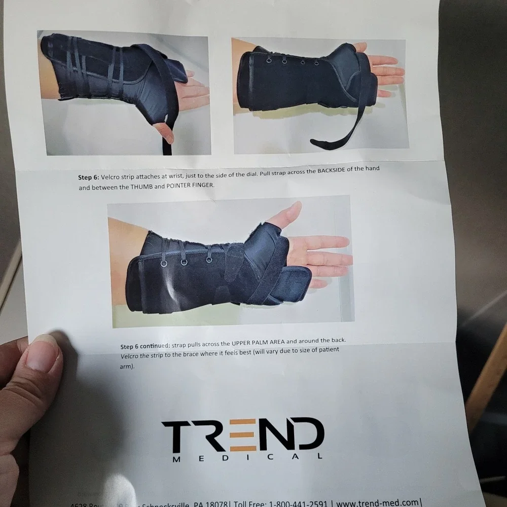 Trend Pro Wrist Brace Model DCT-3916 - Adjustable ROM - NEW IN PACKAGE